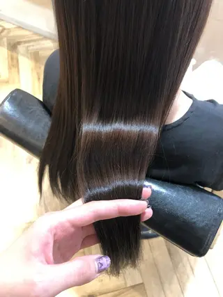 ロング 艶カラー/韓国顔周り 🎀mamiのヘアスタイル