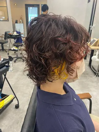 ショート カラー パーマ tetote天王寺店所属・SHOTA 大人ショートのヘアスタイル