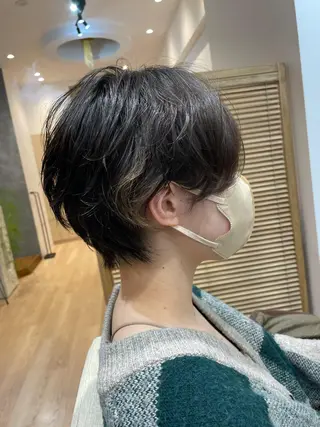 ショート パーマ 土門 正人のヘアスタイル