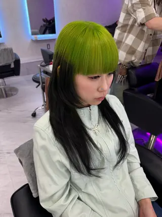 カラー 🍓URARA 🥀最強ハイトーン❤のヘアスタイル