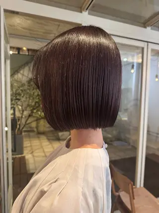 ミディアム カラー make'sharajukum'clan所属・艶髪/ショートボブ /KYOYAのヘアスタイル