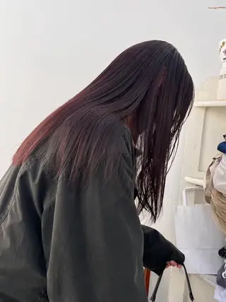 カラー あゆり ／縮毛矯正、ブリーチのヘアスタイル