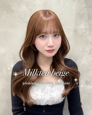 ロング 𝑀𝐼𝐾𝑈🤍 SALOWIN銀座のヘアスタイル