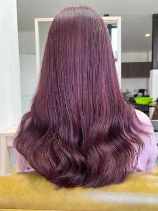 ミディアム カラー 松本 菜那のヘアスタイル