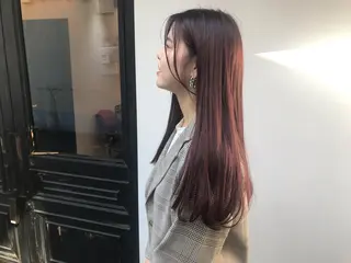 ロング カラー tonari 梅田、中崎町のヘアスタイル