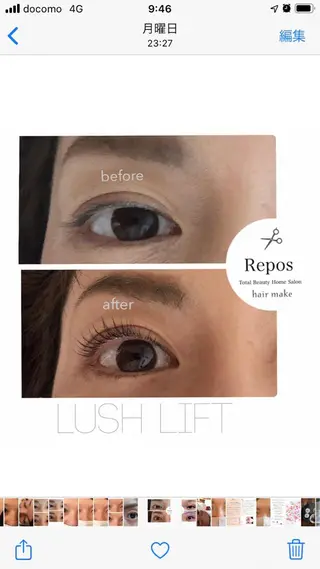 マツエク・マツパ REPOS（ルポ）所属・repos（ルポ） 有馬のマツエク・マツパデザイン