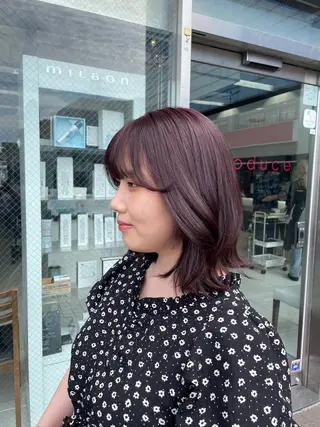 ミディアム カラー 🎀ゆい🎀 髪質改善🎀のヘアスタイル