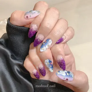 ネイル mofmofnail 🌿shimizuのネイルデザイン