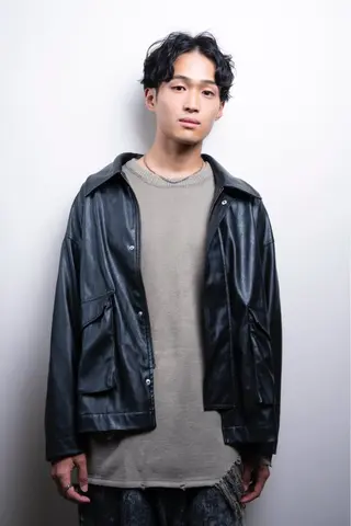 パーマ メンズ confiance所属・船橋oyamada shouのヘアスタイル