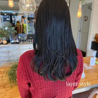 ロング ヘアアレンジ 飯島 美海のヘアスタイル