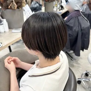 ショート ピンク・ラベンダー 艶カラー🍁かえでのヘアスタイル