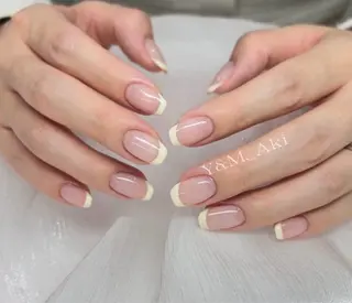 ネイル Kaka_ パラジェル、長さだしのネイルデザイン