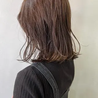 ミディアム ボブ/パーマ ミヒラケイタのヘアスタイル