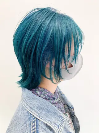 ショート 🍀ケアブリーチ カラー🍀坂井のヘアスタイル