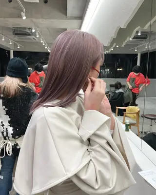 ショート カラー ヘアアレンジ ミニボブ/ブリーチ 🌈MISATOのヘアスタイル