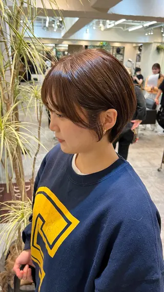 ショート カラー belle   表参道　terrace所属・抜きっぱなしブロンド /ハイトーン/カナタのヘアスタイル