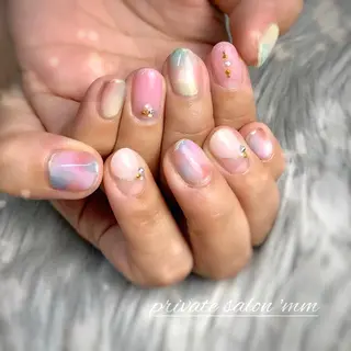 ネイル 'mm所属・'mm  (ミリ) ＭＡＮＡＭＩのネイルデザイン