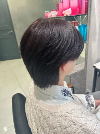 ショート 透明感カラー💙 束感マツエク🪼海月のマツエク・マツパデザイン