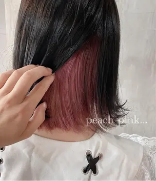 ショート カラー ヘアアレンジ stylist/蛯谷 珠里のヘアスタイル
