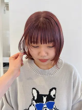 ショート カラー 淺井 捺央のヘアスタイル