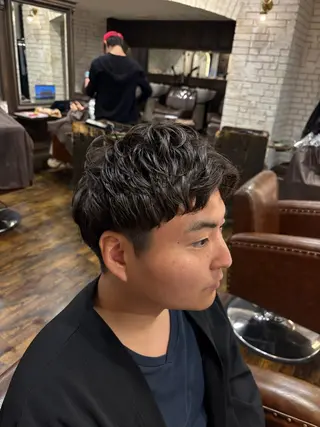 パーマ メンズ noa 似合わせ︰ 透明感︰韓国風のヘアスタイル