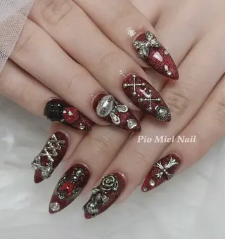 ネイル HANA 長さだしのネイルデザイン