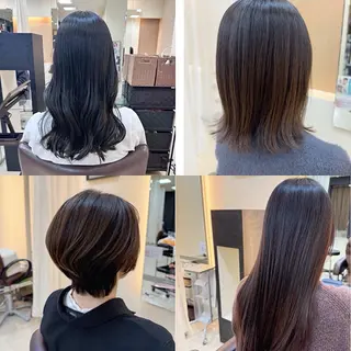 ミディアム 東田 篤希のヘアスタイル