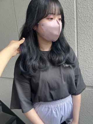 ロング カラー カラーパティシエ facce🌼ikoのヘアスタイル