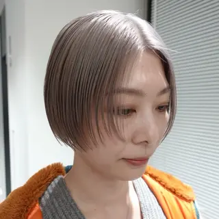 ショート カラー ヘアアレンジ 🌐サトウ リョウ🌐のヘアスタイル