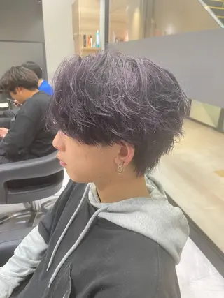 ショート カラー メンズ ❄️メンズカット 落合諒❄️のヘアスタイル