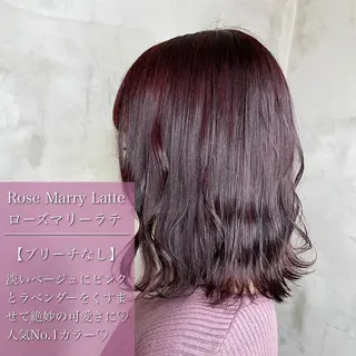 ミディアム カラー 🎀透明感カラー🎀 mikaのヘアスタイル