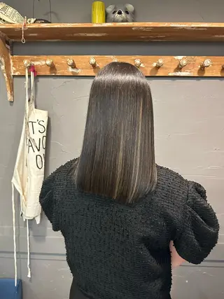 ミディアム パーマ 山口 悟のヘアスタイル