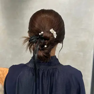 ヘアアレンジ 透明感カラー🫧 ✴︎meiのヘアスタイル