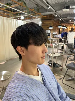 パーマ メンズ 溜 一太のヘアスタイル