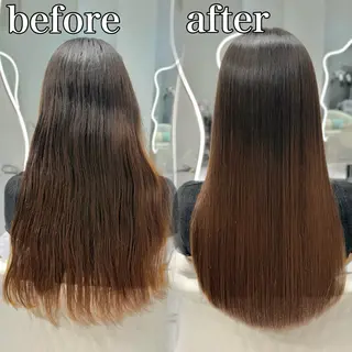 ロング 🎖️初回完結型髪質 改善/縮毛矯正 友石のヘアスタイル