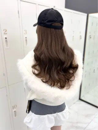 ロング カラー 盛れる顔周り🤍渋谷 Risa🎀のヘアスタイル