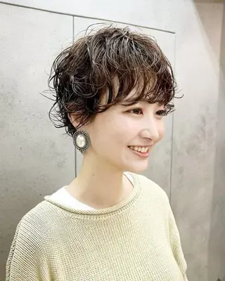 ショート パーマ sand池袋所属・似合わせショート特化 ISAKIのヘアスタイル