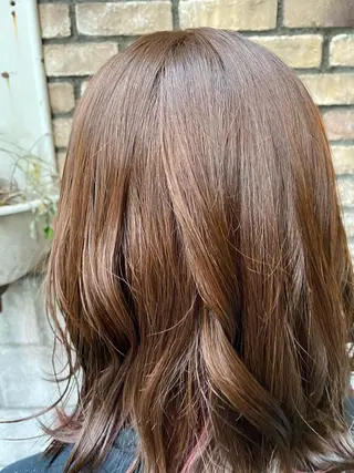 ミディアム カラー パーマ ヘアアレンジ メンズ お任せヘア☘️☘️ 及川渚のヘアスタイル