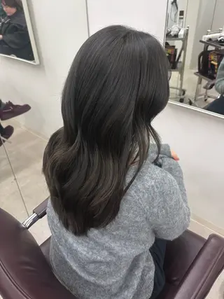 ミディアム カラー hachiyama rina🐝⋆゜のヘアスタイル