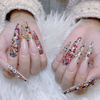 ネイル ゴテゴテ ネイルのネイルデザイン