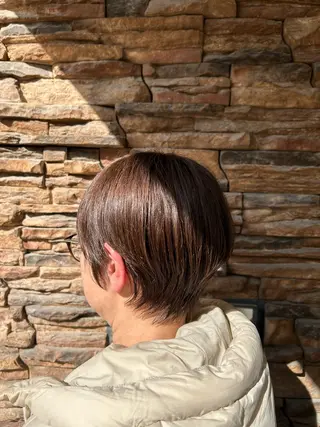 ショート 美髪✨艶髪✨髪質改善 カラー特化❣辻本悠心のヘアスタイル