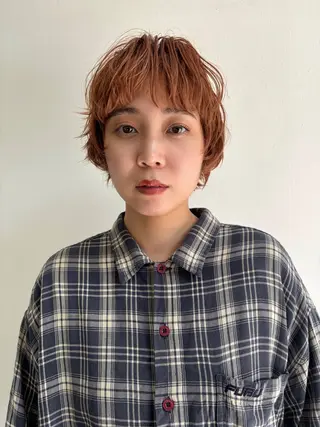 ショート tricca  ginza所属・ボブ・レイヤー ・パーマ【iri】のヘアスタイル