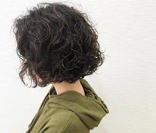 ミディアム パーマ Q-LEA  まつエク まつ毛パーマ 四条大宮所属・Q-LEA 四条大宮 クリアのマツエク・マツパデザイン