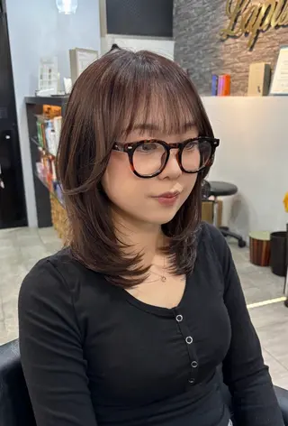 ショート エクステ/ハイトーン レイヤーHIROのヘアスタイル