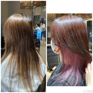 カラー セピアージュアン所属・バヤラー バイガルマーのヘアスタイル