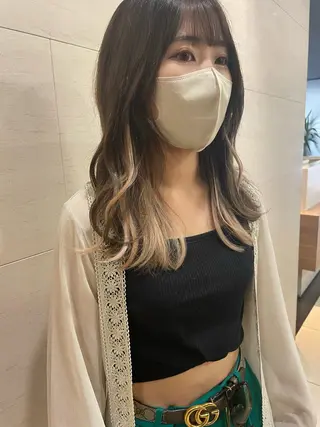 セミロング haf店長 ✂︎タカハシレン✂︎のヘアスタイル