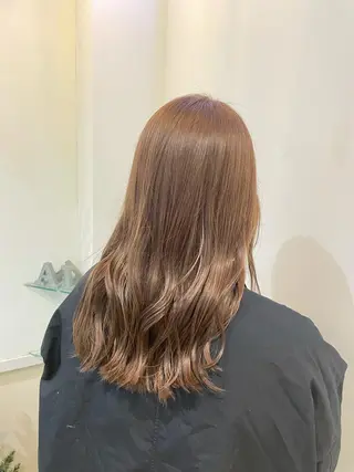 カラー 髪質改善カラー🤍 エクステ✨君島由実子のヘアスタイル