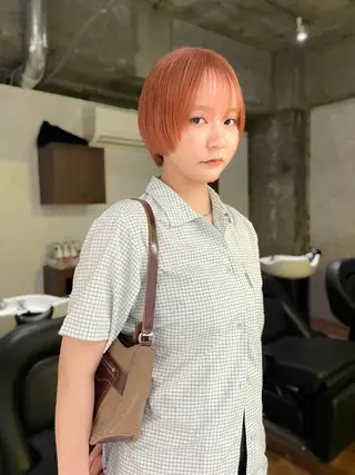 ショート カラー ハイトーン/メンズ/ デザイン/梅田/ミユのヘアスタイル