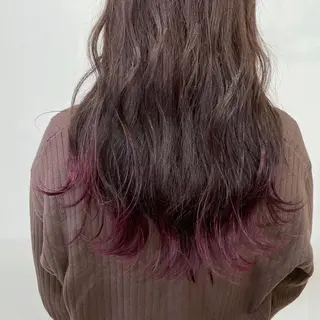 カラー white.所属・white.梅田 デザインカラー🦄のヘアスタイル