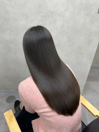 ロング ako │ soa巻ける縮毛矯正のヘアスタイル